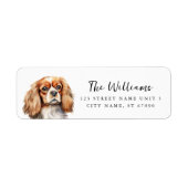 King Charles Cavalier Return Address Labels (Vorne)