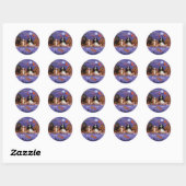 King Charles Cavalier Spaniel Autumn Sticker (Blatt)