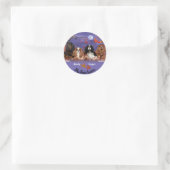 King Charles Cavalier Spaniel Autumn Sticker (Tasche)
