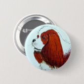 King Charles Cavalier Spaniel Button (Vorne & Hinten)