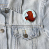 King Charles Cavalier Spaniel Button (Beispiel)