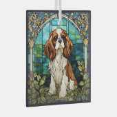 King Charles Cavalier Spaniel Dog Glass Ornament (Vorderseite Rechts)