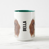 King Charles Cavalier Spaniel Personalized Mug Tasse (Zentrum)