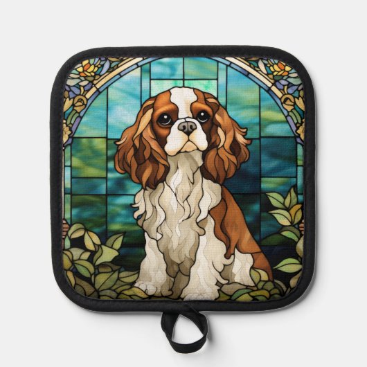 King Charles Cavalier Spaniel Pot Holders Topflappen (Vorderseite)