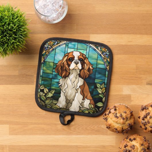 King Charles Cavalier Spaniel Pot Holders Topflappen (Oben Unten)