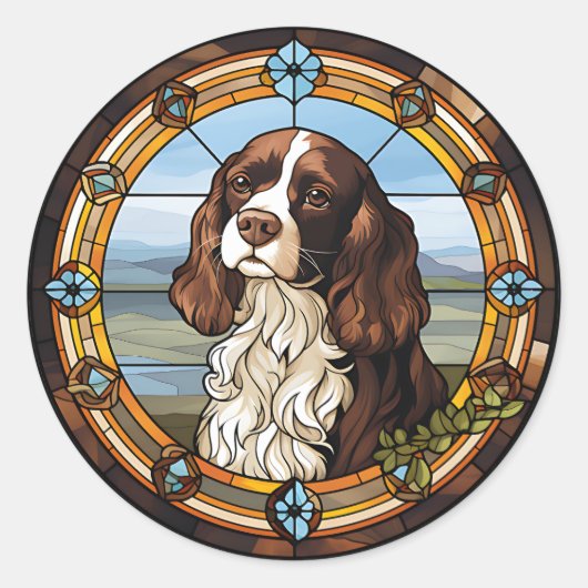 King Charles Cavalier Stickers (Vorderseite)