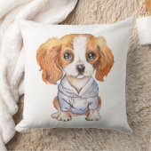 King Charles Cavalier Throw Pillow Kissen (Decke)