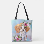 King Charles Cavalier Tote Bag Tasche (Rückseite)