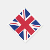 King Charles Coronation Britische Königliche Monar Serviette (Ecke)