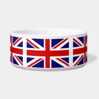 King Charles Coronation UK flagge pet bowl