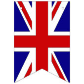 King Charles Coronation Union Jack British Bunting Wimpelkette (Zweite Fahne)
