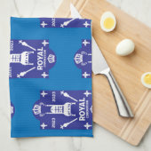 King Charles English Royal Coronation 2023 Geschirrtuch (Viertel Falte)