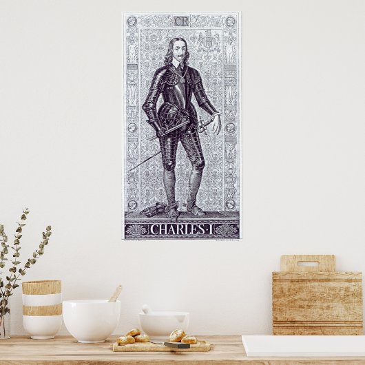 King Charles I Poster (Küche)