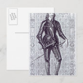 King Charles I Postkarte (Vorne/Hinten)