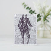 King Charles I Postkarte (Stehend Vorderseite)