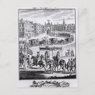 King Charles II Postkarte