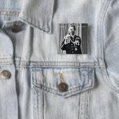 King Charles III 15 cm Square Abzeichen Button (Beispiel)