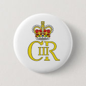 King Charles III Abzeichen Button (Vorderseite)