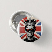 King Charles iii Abzeichen Button-Taste Gewerkscha Button (Vorne & Hinten)