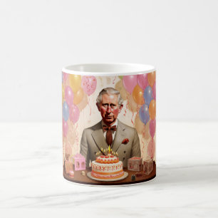 King Charles III Birthday Party Kaffeetasse