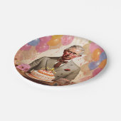 King Charles III Birthday Party Pappteller (Schrägansicht)