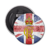 King Charles III cipher/Gewerkschaft Flaschenöffne Flaschenöffner (Vorderseite)