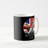 King Charles III Coronation Britische Fahne The Ki Kaffeetasse (VorderseiteRechts)