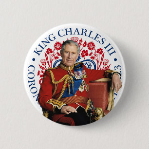 King Charles III Coronation Button