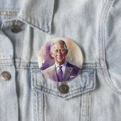 King Charles III Coronation Button (Beispiel)