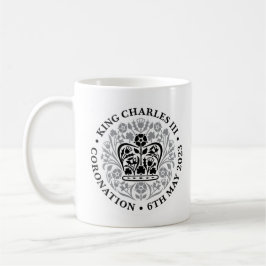 King Charles III Coronation Emblem Tee/Kaffee Tass Kaffeetasse