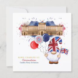 King Charles III Coronation Fun Customized Party Einladung