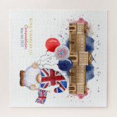 King Charles III Coronation Fun Patriotic Custom Puzzle (Horizontal)