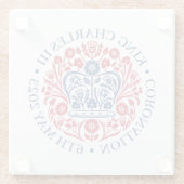 King Charles III Coronation Glasuntersetzer (Rückseite)