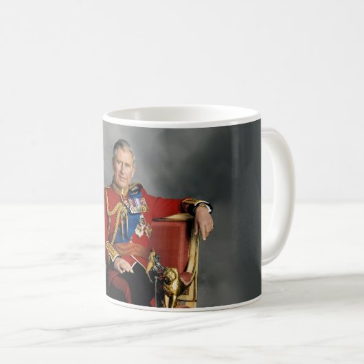 King Charles III Coronation Kaffeetasse (VorderseiteRechts)