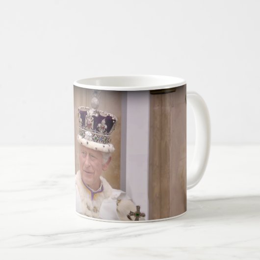 King Charles III Coronation Kaffeetasse (VorderseiteRechts)