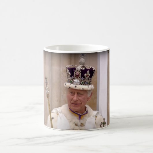 King Charles III Coronation Kaffeetasse (Mittel)