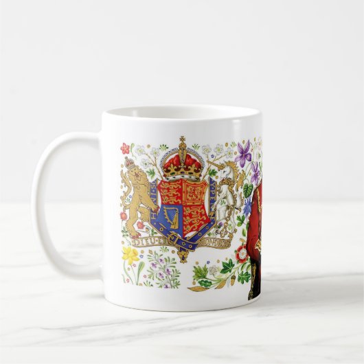 King Charles III Coronation Kaffeetasse (Links)