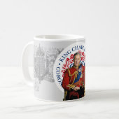 King Charles III Coronation Kaffeetasse (Vorderseite Links)