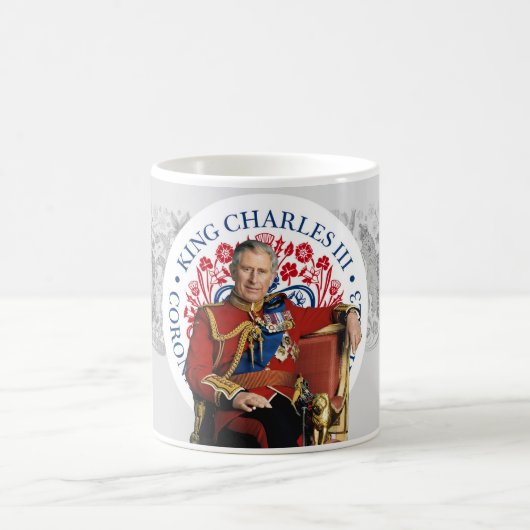 King Charles III Coronation Kaffeetasse (Mittel)