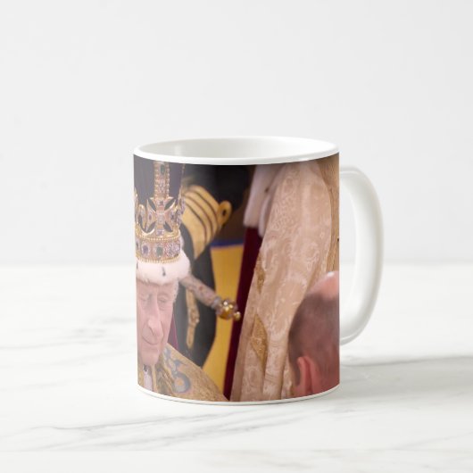 King Charles III Coronation Kaffeetasse (VorderseiteRechts)