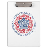 King Charles III Coronation Klemmbrett (Vorderseite)