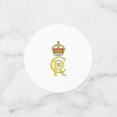 King Charles III Coronation Konfetti (Klein Vorderseite)