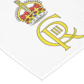 King Charles III Coronation Kurzer Tischläufer (Ecke)