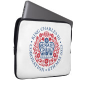 King Charles III Coronation Laptopschutzhülle (Vorne Rechts)