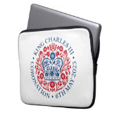 King Charles III Coronation Laptopschutzhülle (Vorderseite Links)