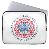 King Charles III Coronation Laptopschutzhülle (Vorderseite)