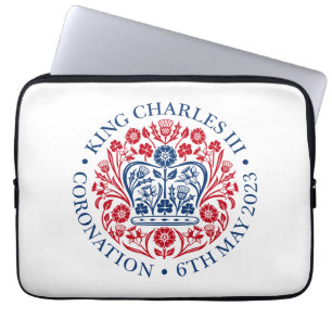 King Charles III Coronation Laptopschutzhülle