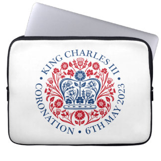 King Charles III Coronation Laptopschutzhülle