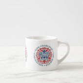 King Charles III Coronation Logo Gedenktasse Espressotasse (Rechts)