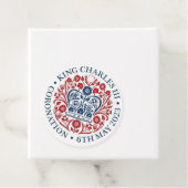 King Charles III Coronation Logo Geschenkanhänger (Beispiel)